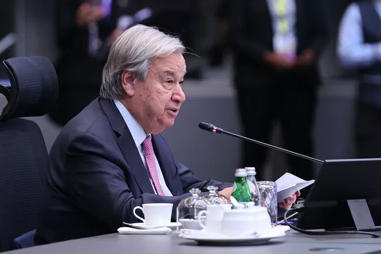 Tổng Thư ký Liên Hợp Quốc António Guterres phát biểu tại Hội nghị - Ảnh: VGP/Nhật Bắc