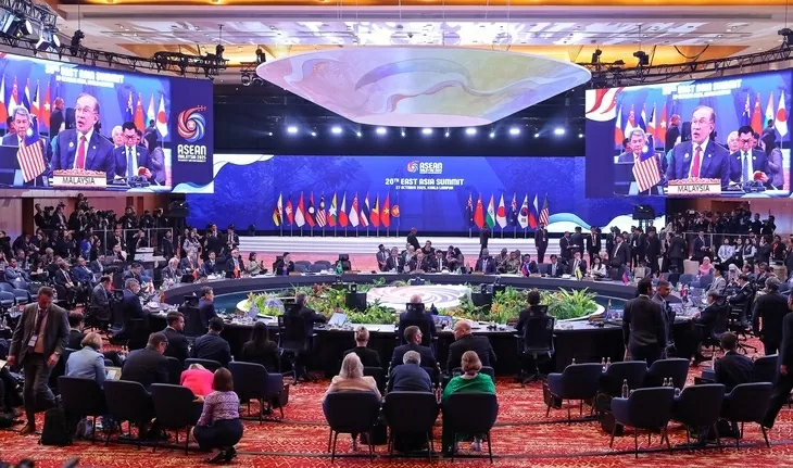 Toàn cảnh Hội nghị cấp cao Đông Á (EAS) lần thứ 20, ngày 27/10. (Nguồn: VGP)
