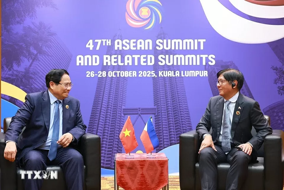 Thủ tướng Chính phủ Phạm Minh Chính gặp Tổng thống Philippines Ferdinand Romualdez Marcos Jr