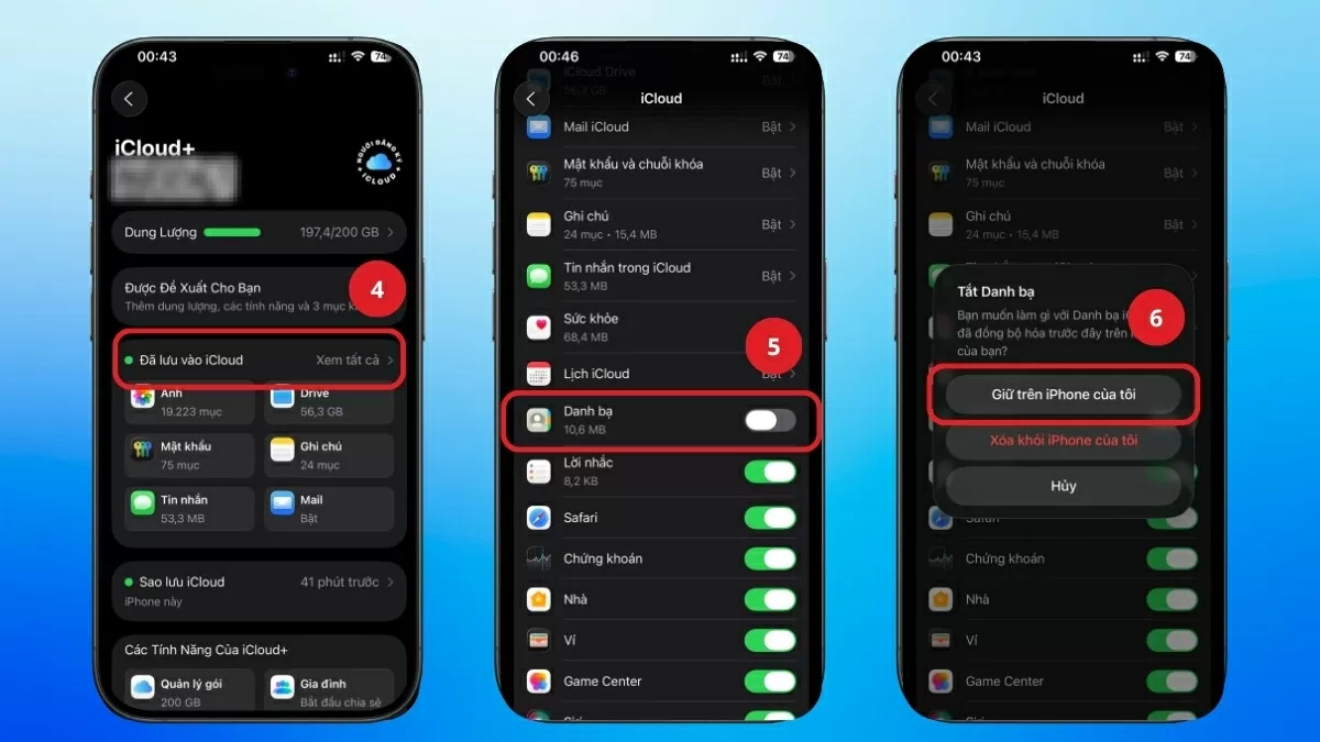 Tạm tắt đồng bộ danh bạ.
