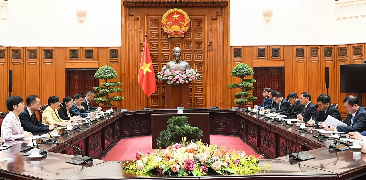 Toàn cảnh buổi làm việc. (Ảnh: Thành Long)