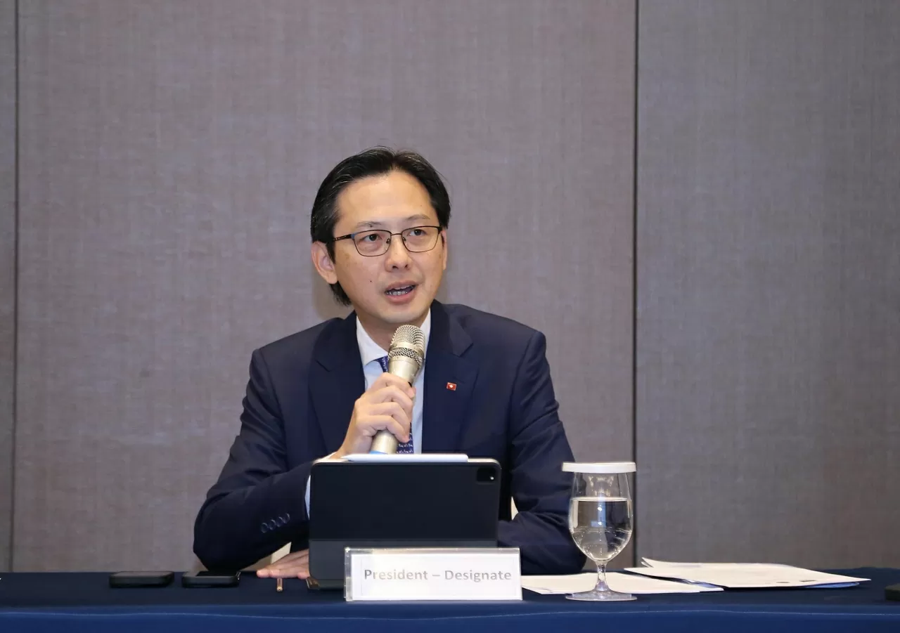 Đại sứ Đỗ Hùng Việt phát biểu tại Hội nghị. (Ảnh: Thành Long)