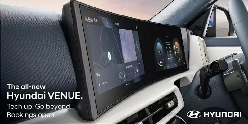 Màn hình trên Venue 2026 sử dụng nền tảng Connected Car Navigation Cockpit (ccNC) mới.