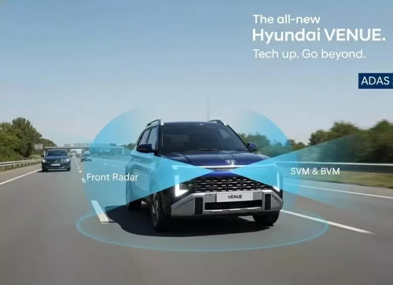 Venue 2026 được trang bị gói hỗ trợ lái xe nâng cao ADAS cấp độ 2.