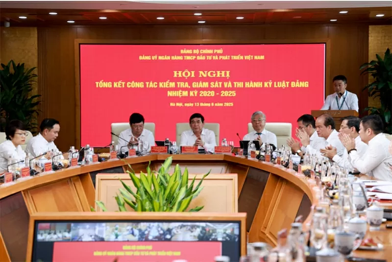 Hội nghị tổng kết công tác kiểm tra, giám sát và thi hành kỷ luật đảng nhiệm kỳ 2020-2025