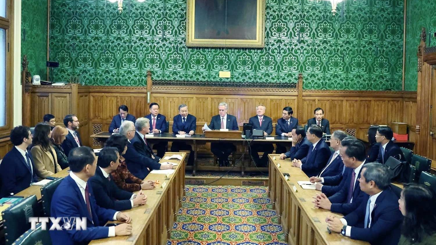 Tổng Bí thư Tô Lâm gặp Nhóm Nghị sĩ liên đảng Quốc hội Anh hữu nghị với Việt Nam