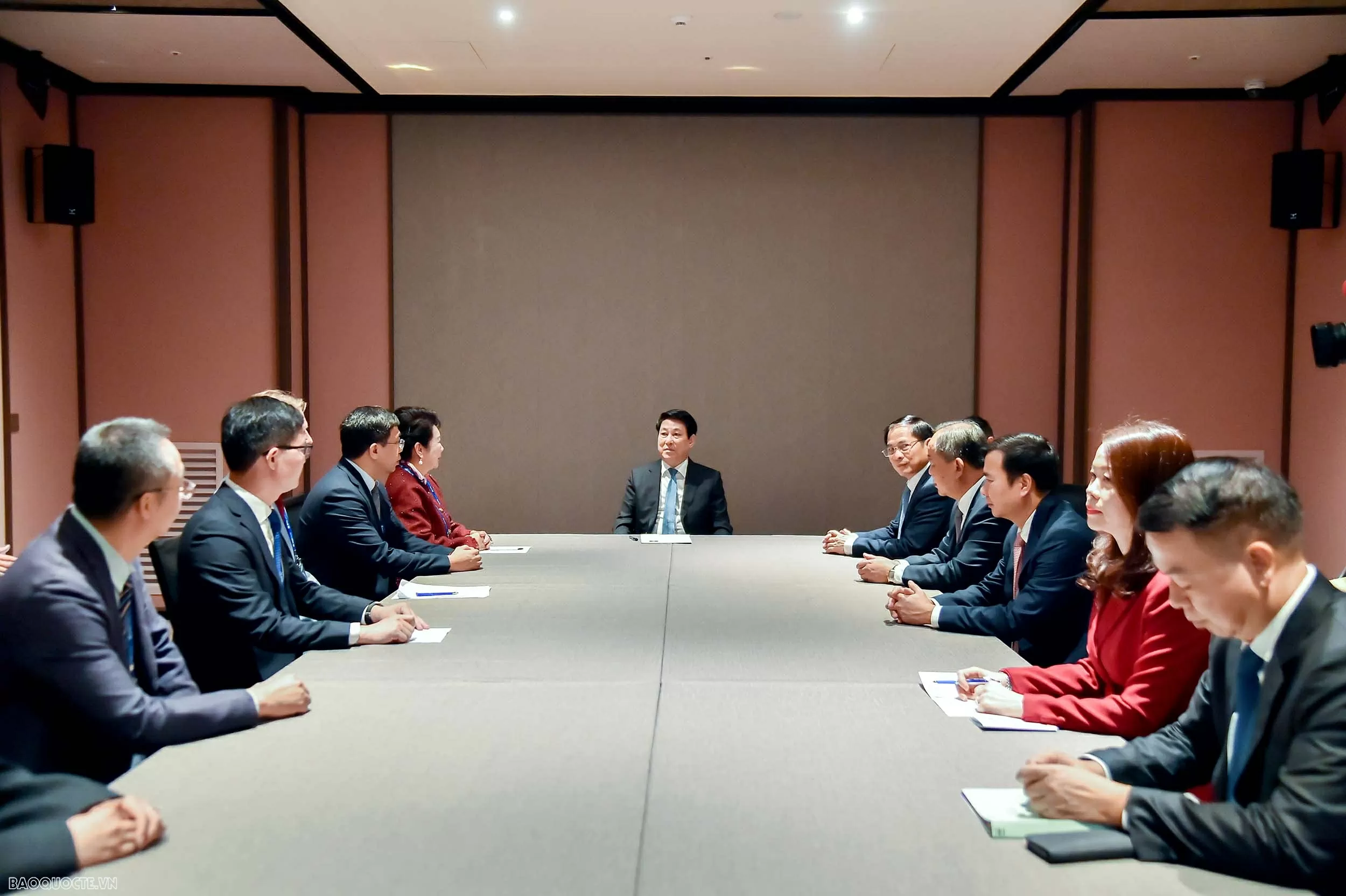 Chủ tịch nước Lương Cường tiếp Nhà sáng lập Tập đoàn MEBO International