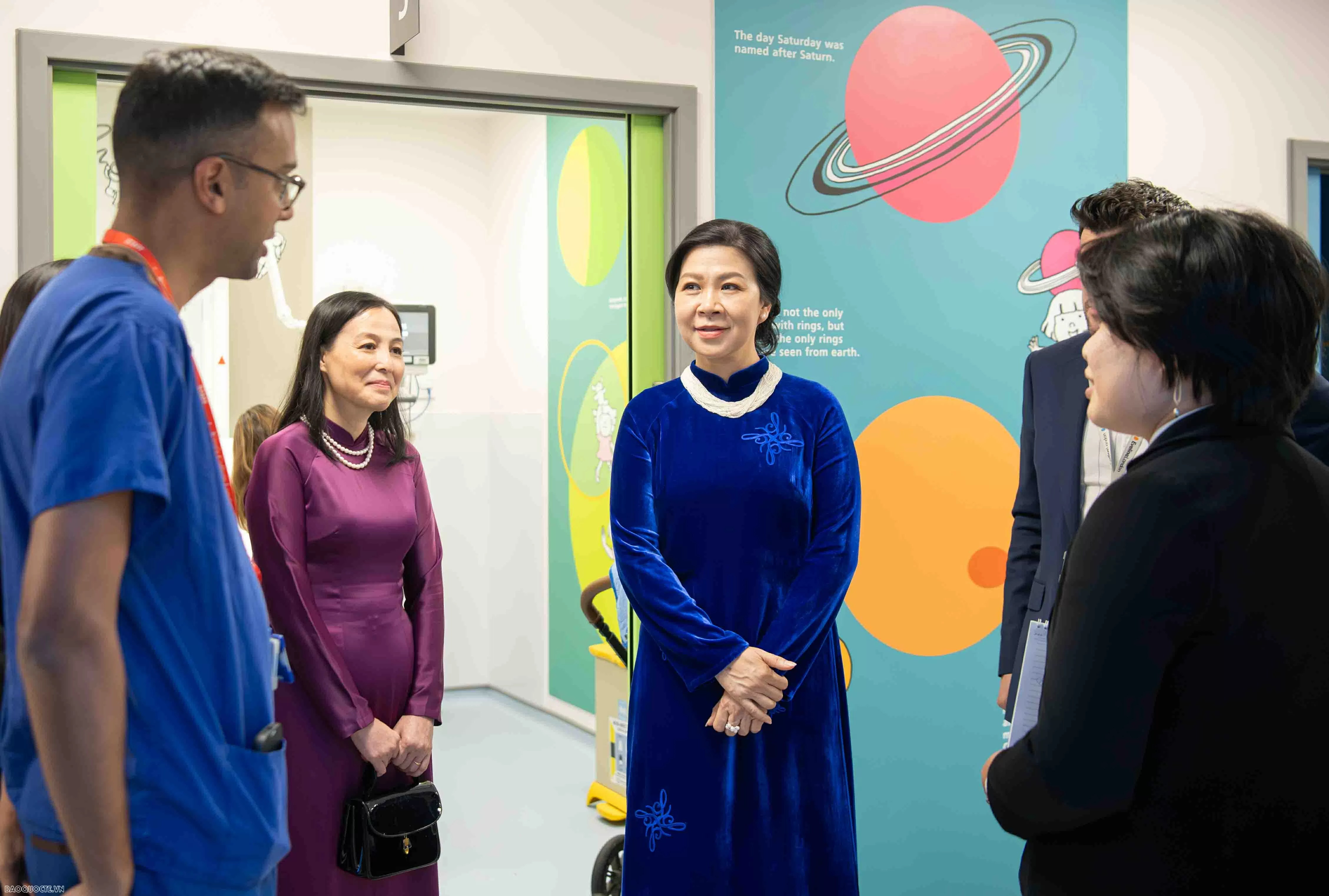 Phu nhân Tổng Bí thư Tô Lâm thăm Bệnh viện Nhi Evelina London