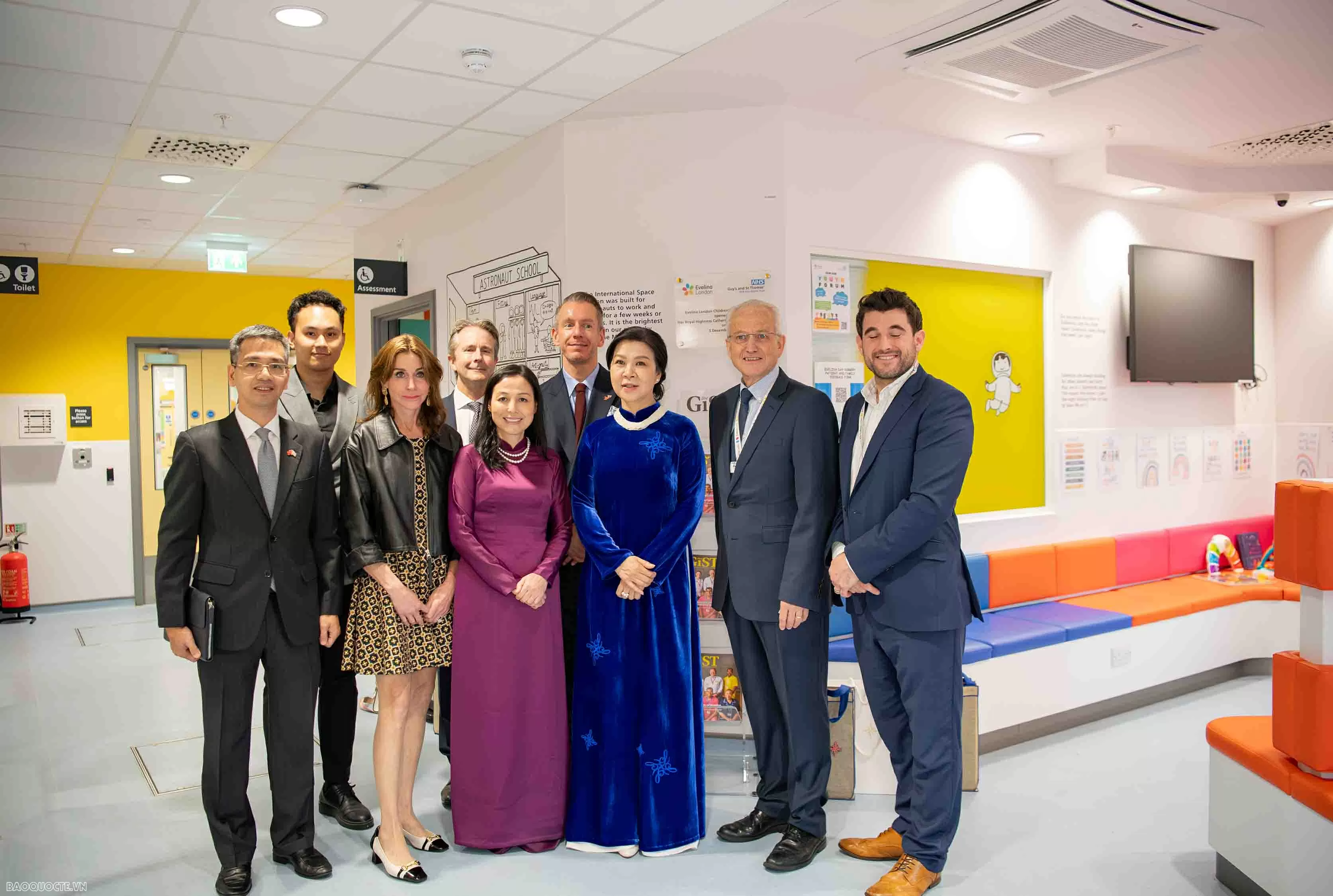 Phu nhân Tổng Bí thư Tô Lâm thăm Bệnh viện Nhi Evelina London