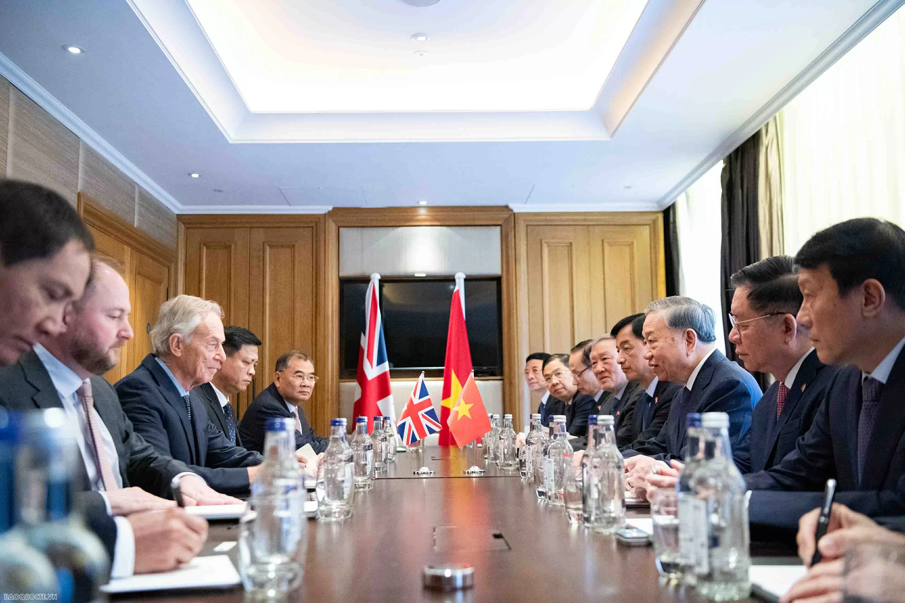 Tổng Bí thư Tô Lâm tiếp Nguyên Thủ tướng Anh