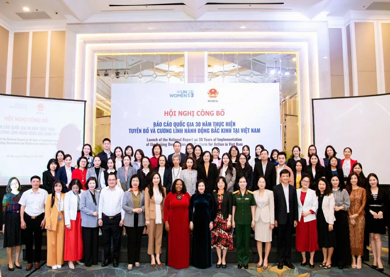 30 năm thực hiện Tuyên bố và Cương lĩnh hành động Bắc Kinh: Dấu mốc quan trọng về thúc đẩy bình đẳng giới và trao quyền cho phụ nữ của Việt Nam 30 năm thực hiện Tuyên bố và Cương lĩnh hành động Bắc Kinh: Dấu mốc quan trọng về thúc đẩy bình đẳng giới và trao quyền cho phụ nữ của Việt Nam