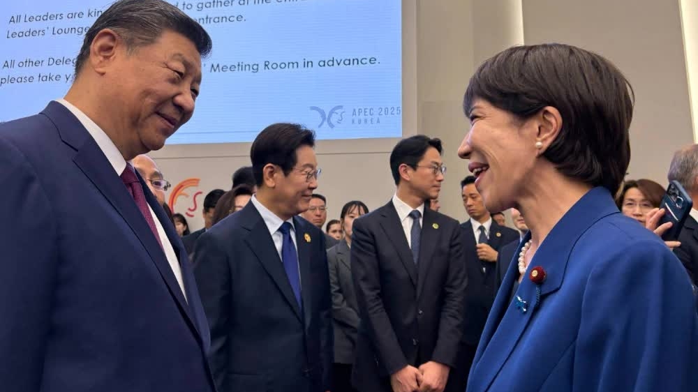 thu tuong nhat ban takaichi lan dau gap chu tich trung quoc tap can binh xoa diu nhung lo ngai ve lap truong cung ran