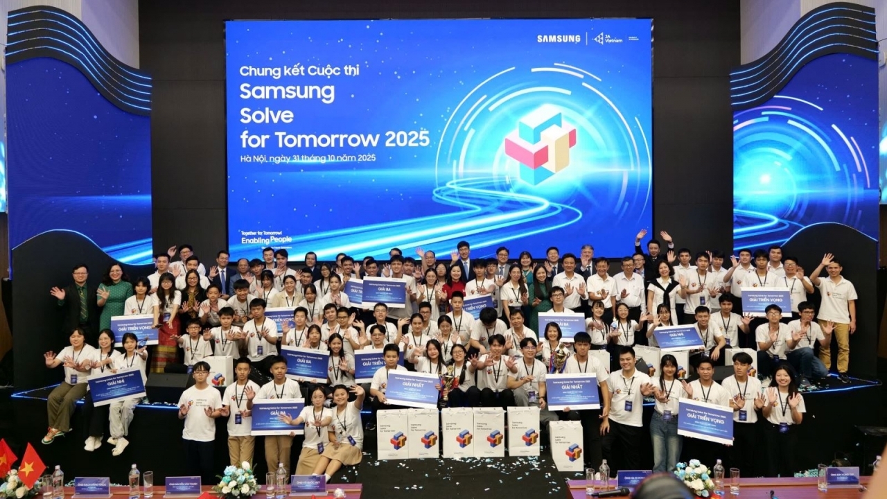 Tổng kết và công bố kết quả cuộc thi Samsung Solve for Tomorrow 2025