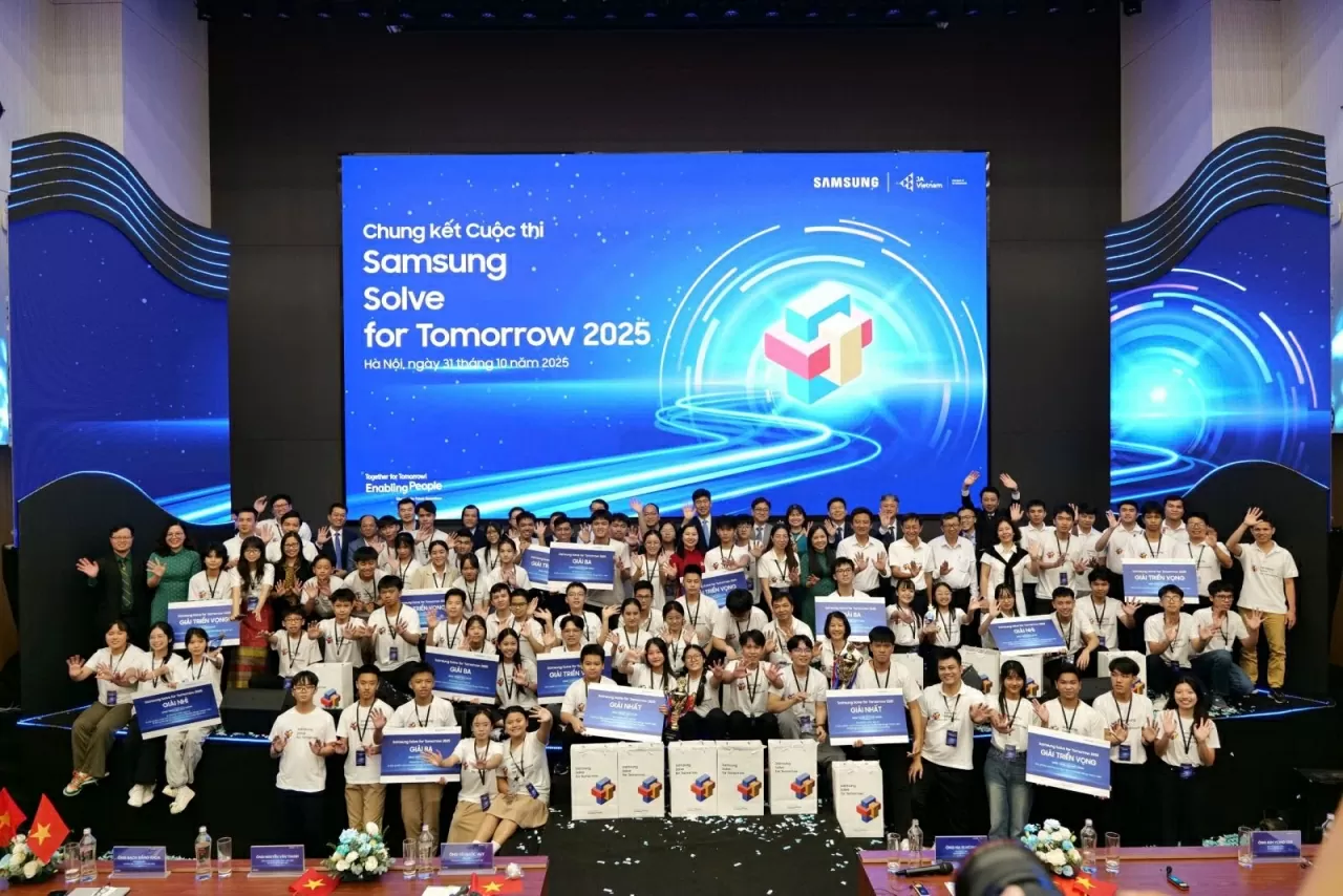 Tổng kết và công bố kết quả cuộc thi Samsung Solve for tomorrow 2025 Tổng kết và công bố kết quả cuộc thi Samsung Solve for Tomorrow 2025