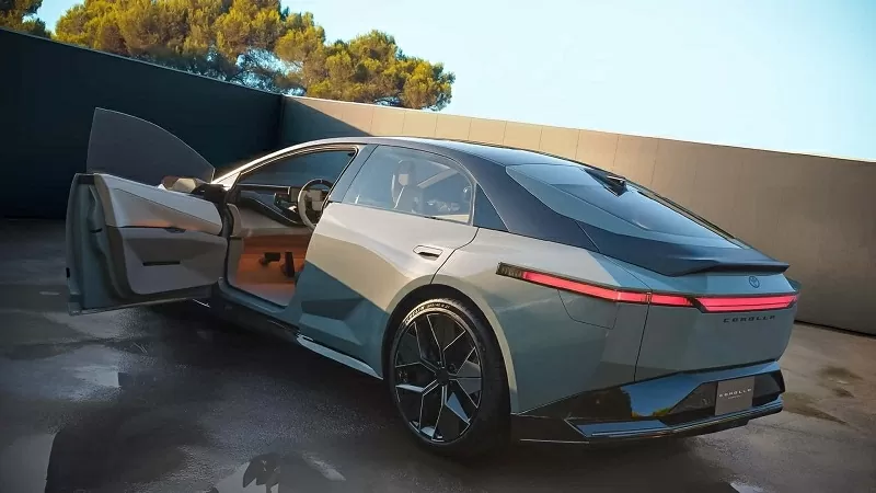 Phía sau của Toyota Corolla Concept.