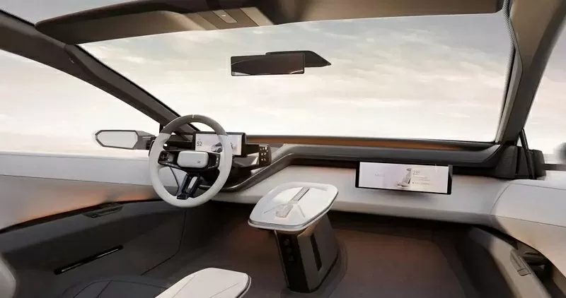 Khoang nội thất của Toyota Corolla Concept. Khoang nội thất của Toyota Corolla Concept.