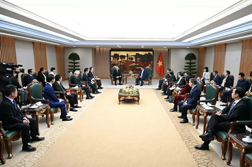 Thủ tướng Phạm Minh Chính tiếp Chủ tịch Hội Hữu nghị Nhật-Việt vùng Kansai