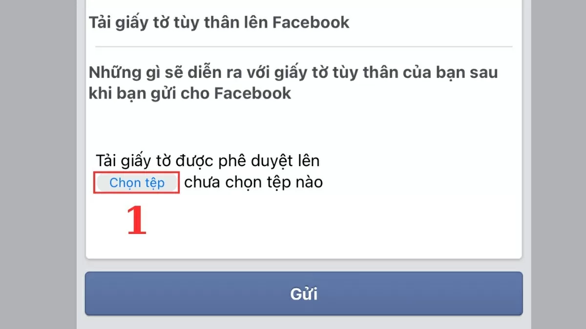 Cung cấp thông tin cá nhân.