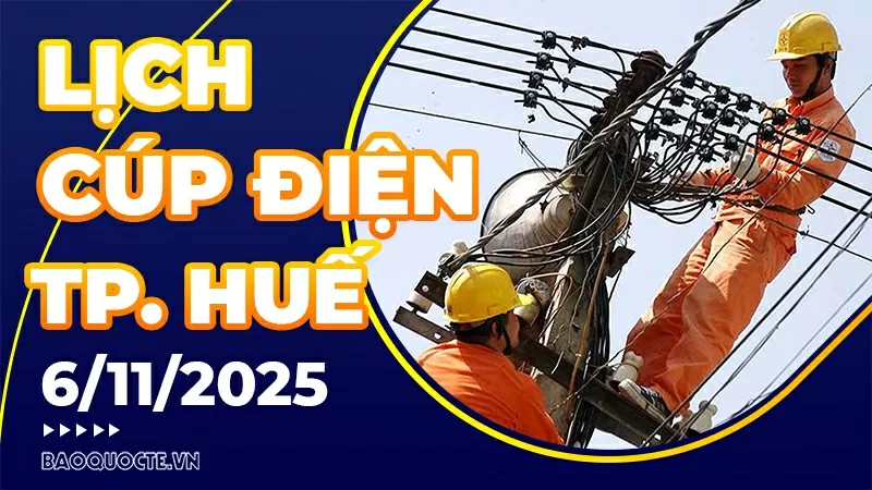 lịch cúp điện
