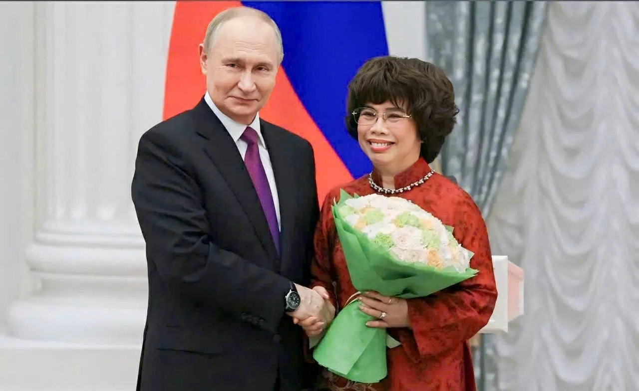 Tổng thống Nga Vladimir Putin: Các dự án của bà Thái Hương góp phần tăng cường hợp tác chiến lược giữa hai nước Tổng thống Nga Vladimir Putin: Các dự án của bà Thái Hương góp phần tăng cường hợp tác chiến lược giữa hai nước