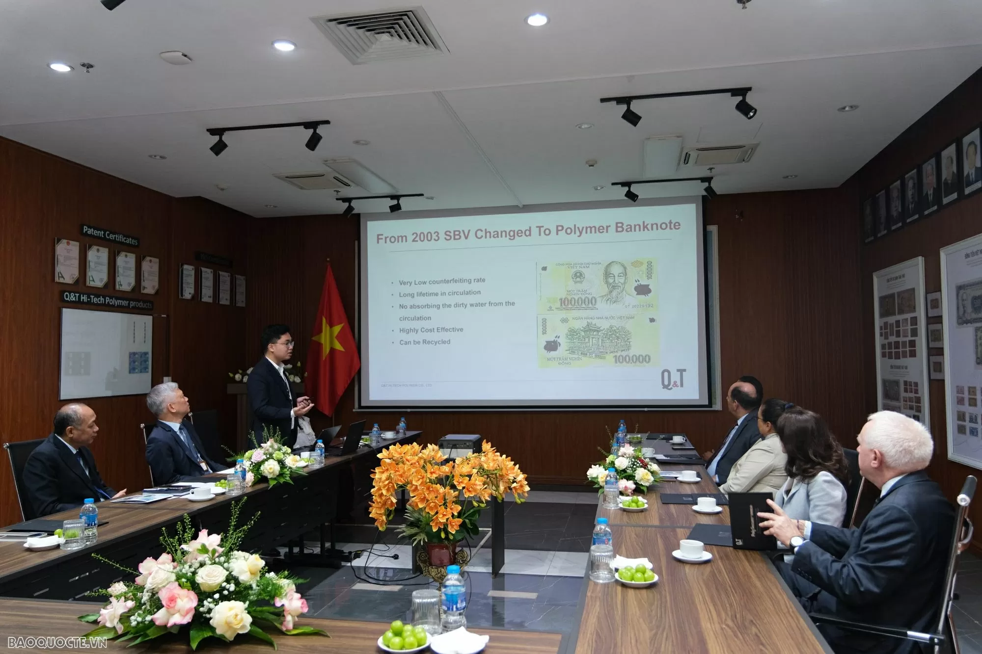 Thúc đẩy kết nối, trao đổi giữa Việt Nam và các quốc gia Nam Mỹ trong lĩnh vực sản xuất tiền tệ Thúc đẩy kết nối, trao đổi giữa Việt Nam và các quốc gia Nam Mỹ trong lĩnh vực sản xuất tiền tệ