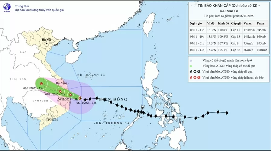 Công điện của Thủ tướng Phạm Minh Chính về các biện pháp khẩn cấp ứng phó bão số 13 và mưa lũ