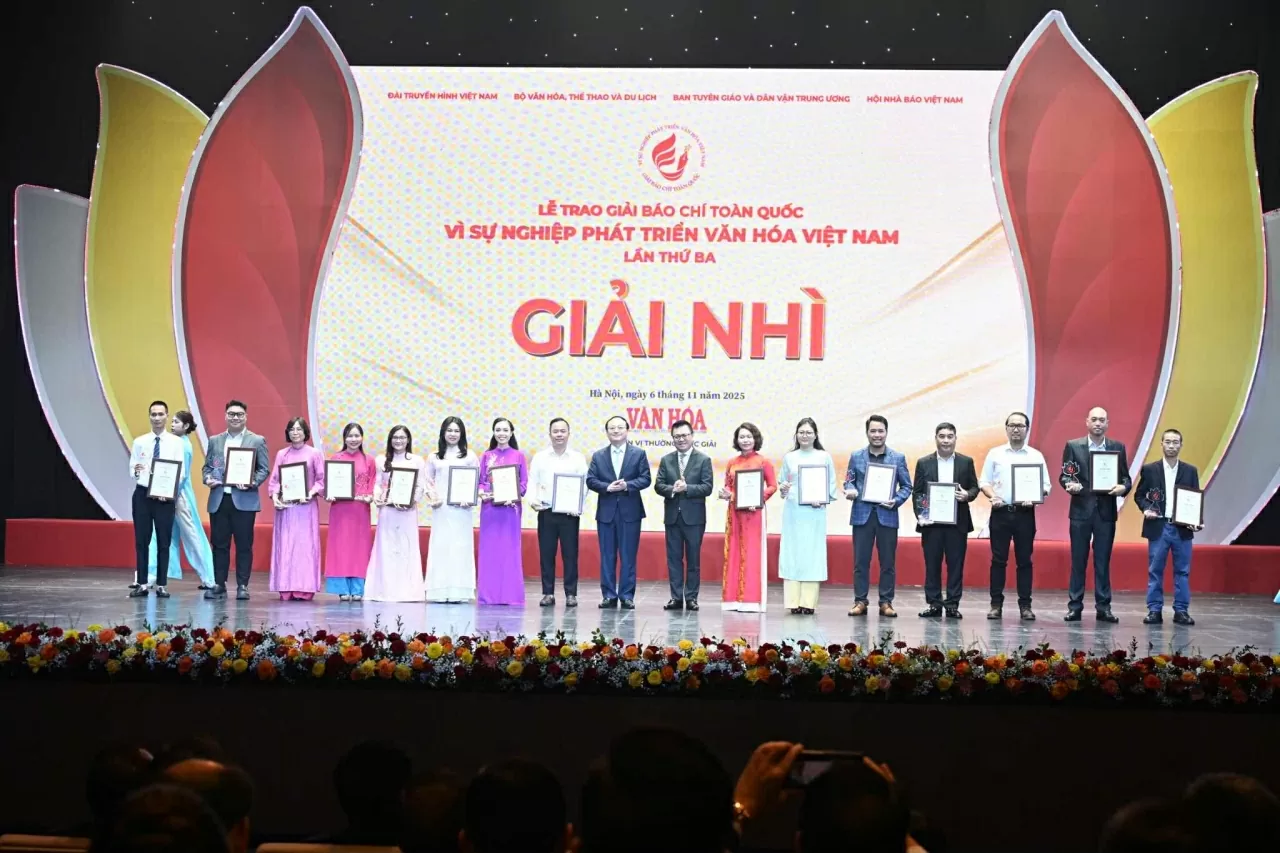 Báo Thế giới và Việt Nam đoạt giải Ba Giải báo chí toàn quốc 'Vì sự nghiệp phát triển Văn hóa Việt Nam' năm 2025