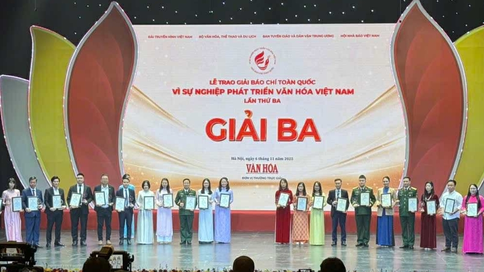 Báo Thế giới và Việt Nam đoạt giải Ba Giải báo chí toàn quốc 'Vì sự nghiệp phát triển Văn hóa Việt Nam' năm 2025