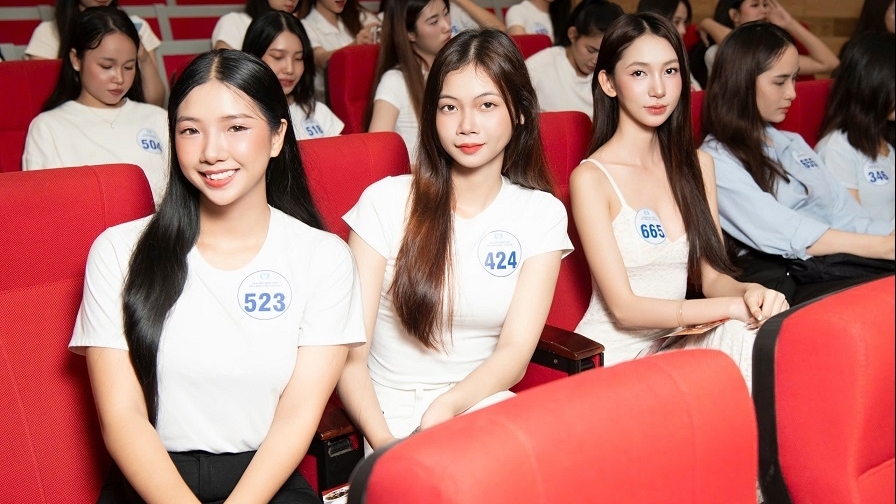Hơn 100 nữ sinh tham gia casting Hoa hậu Sinh viên hòa bình Việt Nam 2025