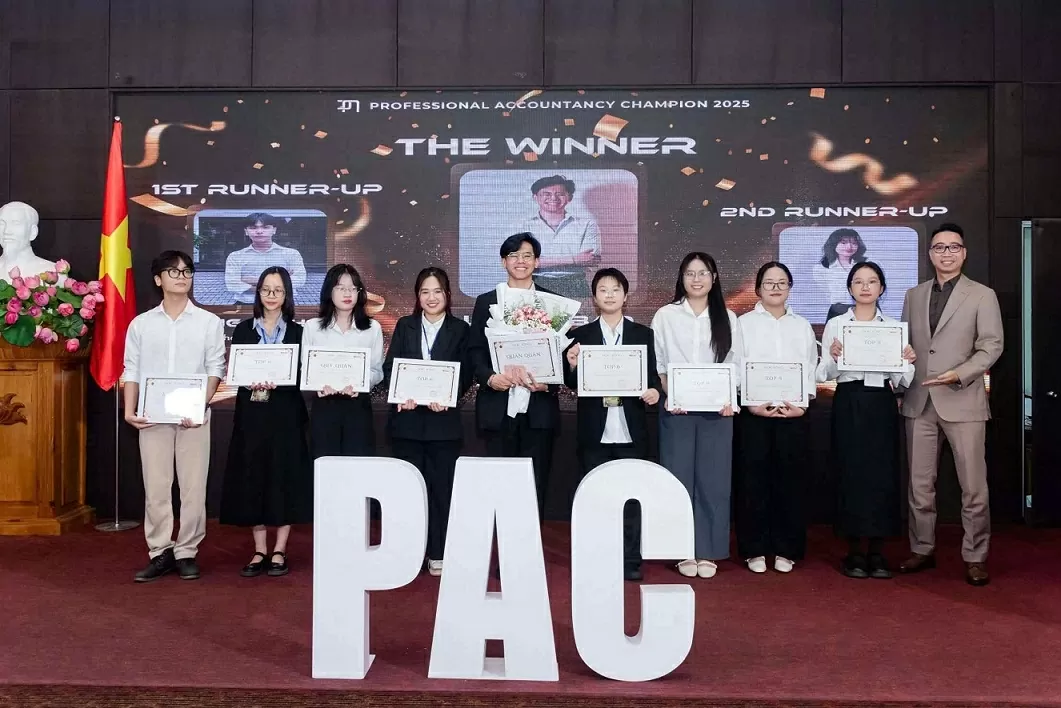 Giải vô địch Kế toán mở rộng Professional Accountancy Champion 2025: Hành trình xanh - Dấu ấn bền vững! Giải vô địch Kế toán mở rộng PAC 2025: Hành trình xanh - Dấu ấn bền vững!