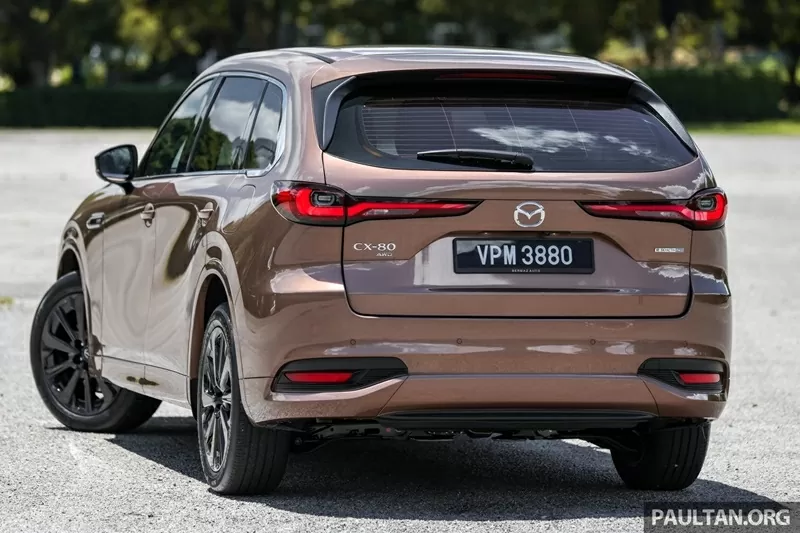 Mazda CX-80 PHEV được trang bị gói công nghệ an toàn i-Activsense mới nhất.