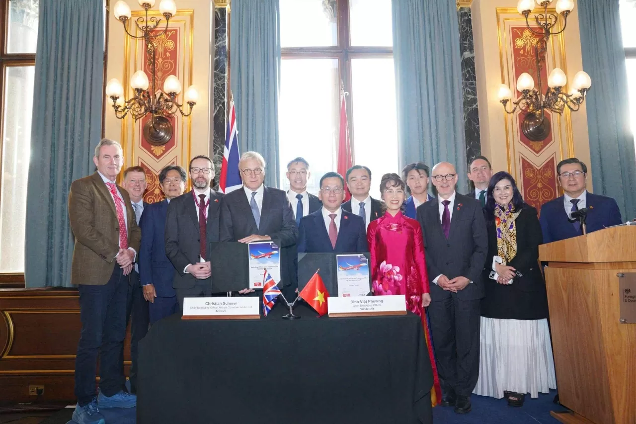 Vietjet đặt mua 100 tàu bay Airbus A321neo, đánh dấu cột mốc mới trong quan hệ hợp tác Việt Nam – Vương quốc Anh Vietjet đặt mua 100 tàu bay Airbus A321neo, đánh dấu cột mốc mới trong quan hệ hợp tác Việt Nam – Vương quốc Anh