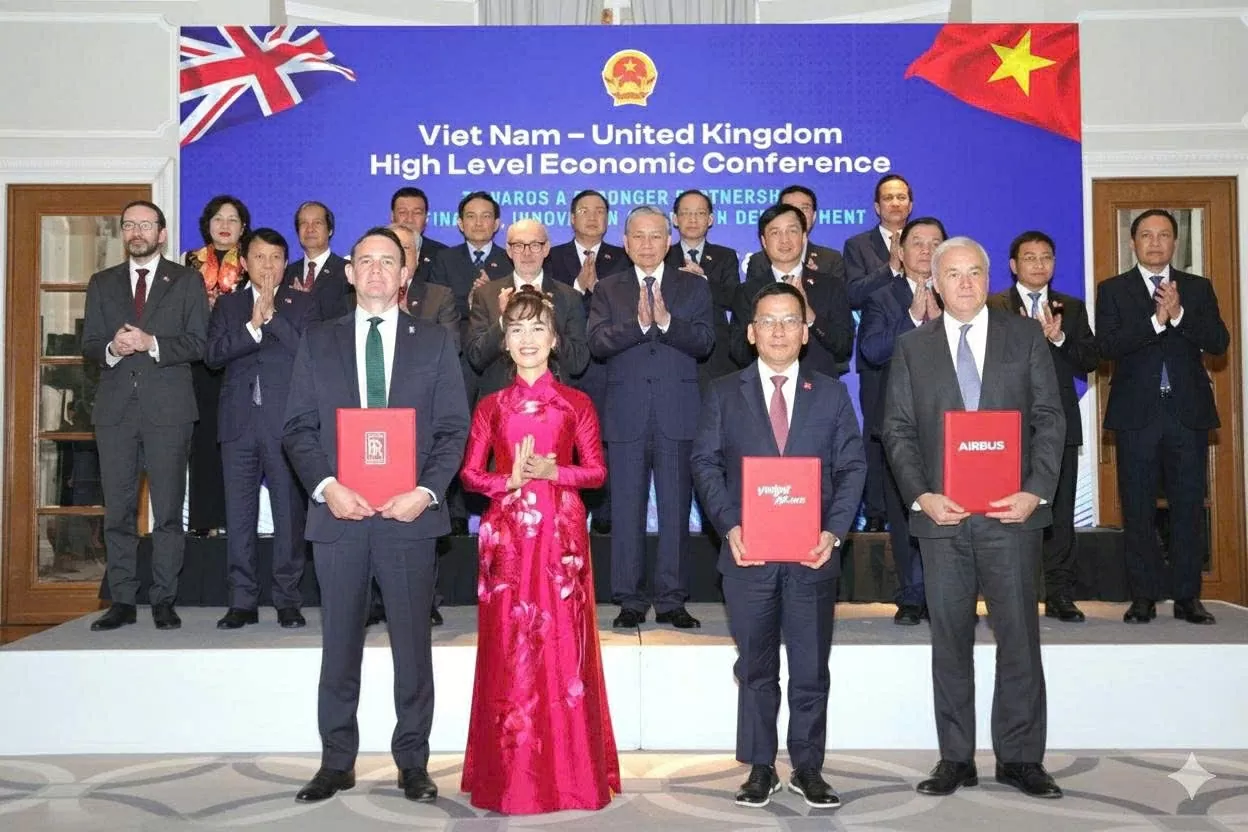 Vietjet đặt mua 100 tàu bay Airbus A321neo, đánh dấu cột mốc mới trong quan hệ hợp tác Việt Nam – Vương quốc Anh Vietjet đặt mua 100 tàu bay Airbus A321neo, đánh dấu cột mốc mới trong quan hệ hợp tác Việt Nam – Vương quốc Anh