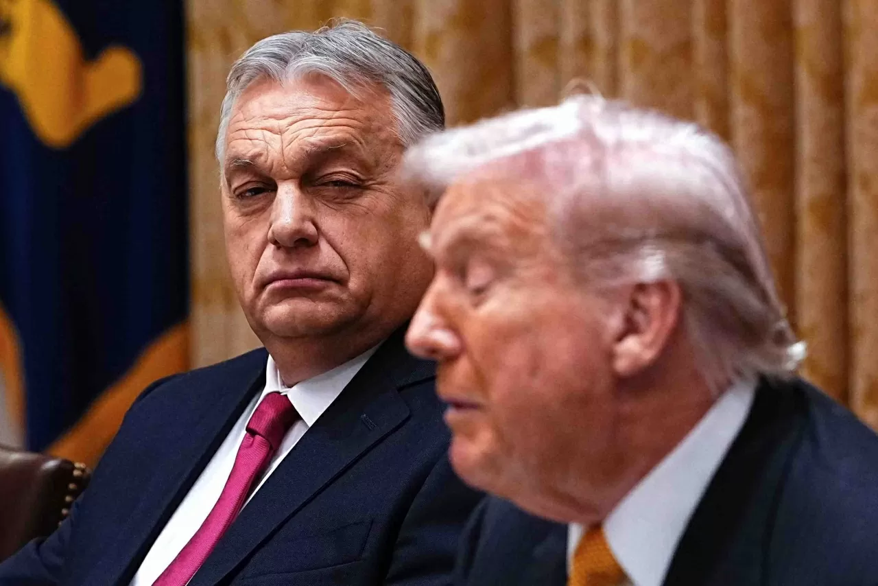 Tổng thống Mỹ Donald Trump gặp Thủ tướng Hungary Viktor Orbán tại Nhà Trắng ngày 7/11. (Nguồn: Shutterstock)