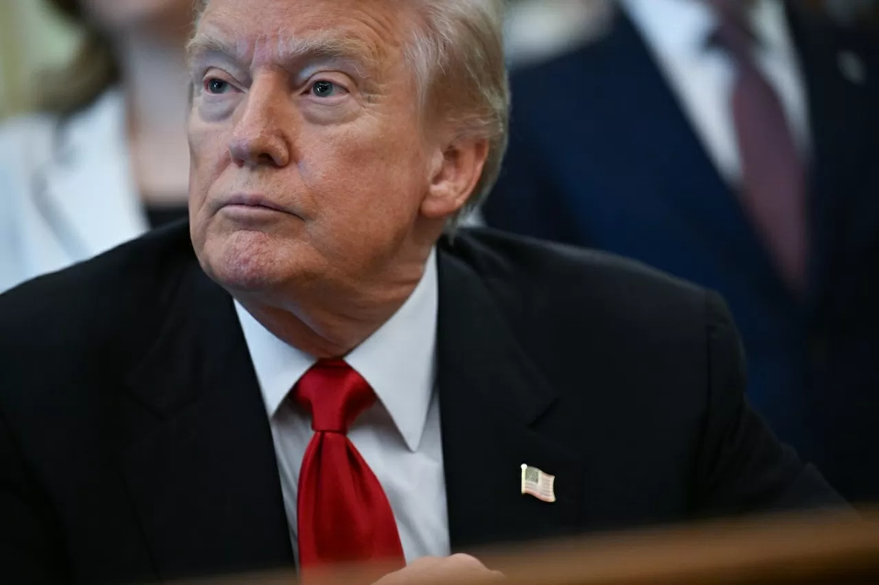 Tổng thống Donald Trump tại Phòng Bầu dục vào thứ năm. (Nguồn: The Washington Post)