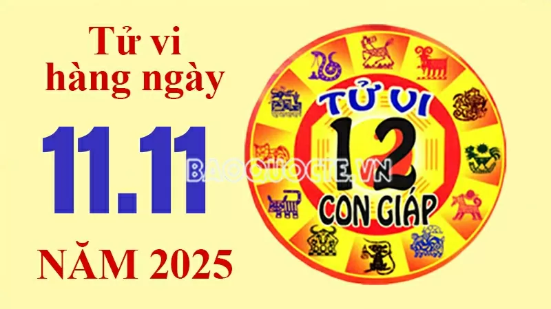 Tử vi hôm nay, xem tử vi 12 con giáp hôm nay ngày 11/11/2025: