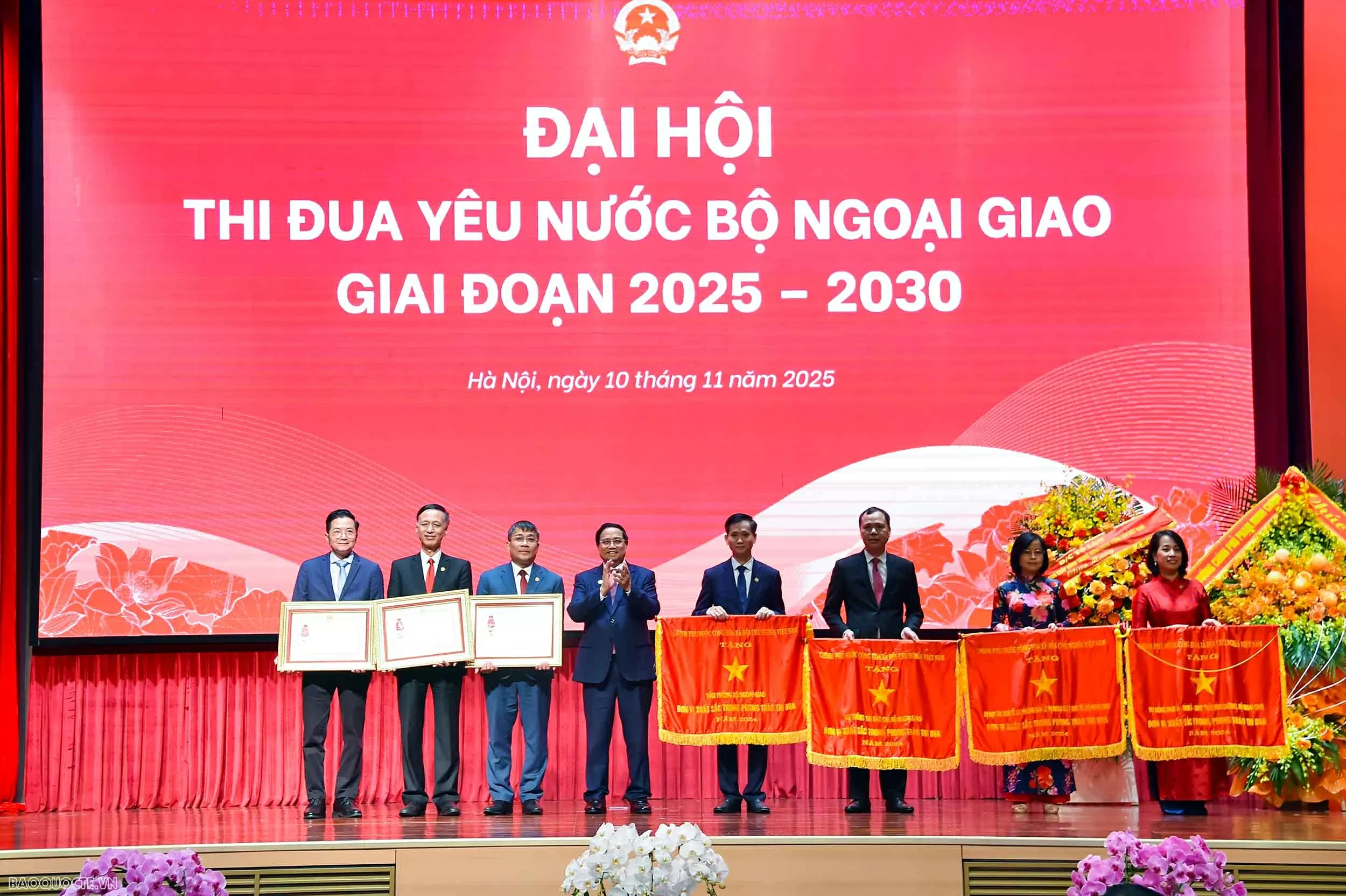 Thủ tướng Phạm Minh Chính dự Đại hội Thi đua yêu nước Bộ Ngoại giao giai đoạn 2025-2030