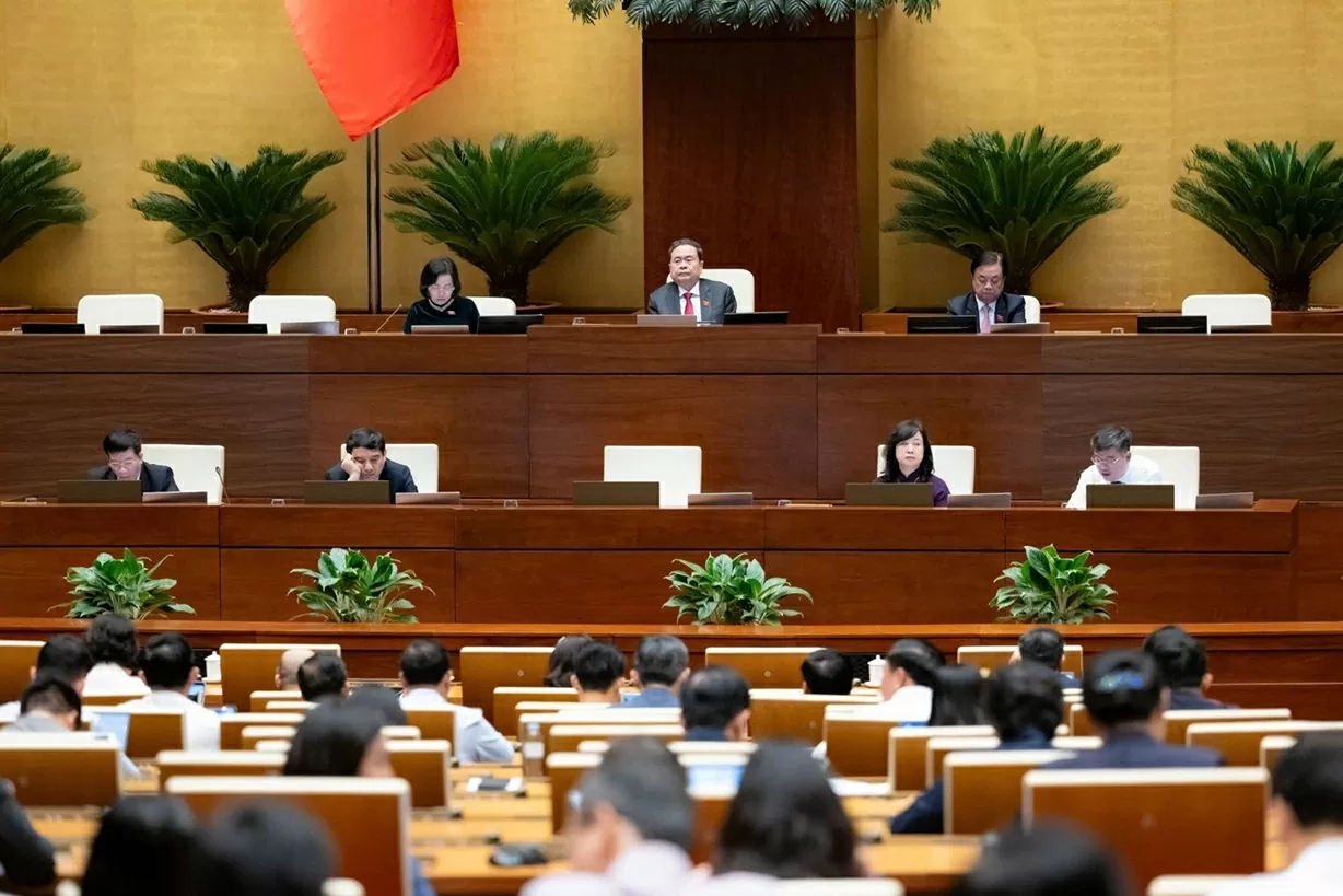 Toàn cảnh phiên họp dự thảo Luật Dân số chiều ngày 10/11