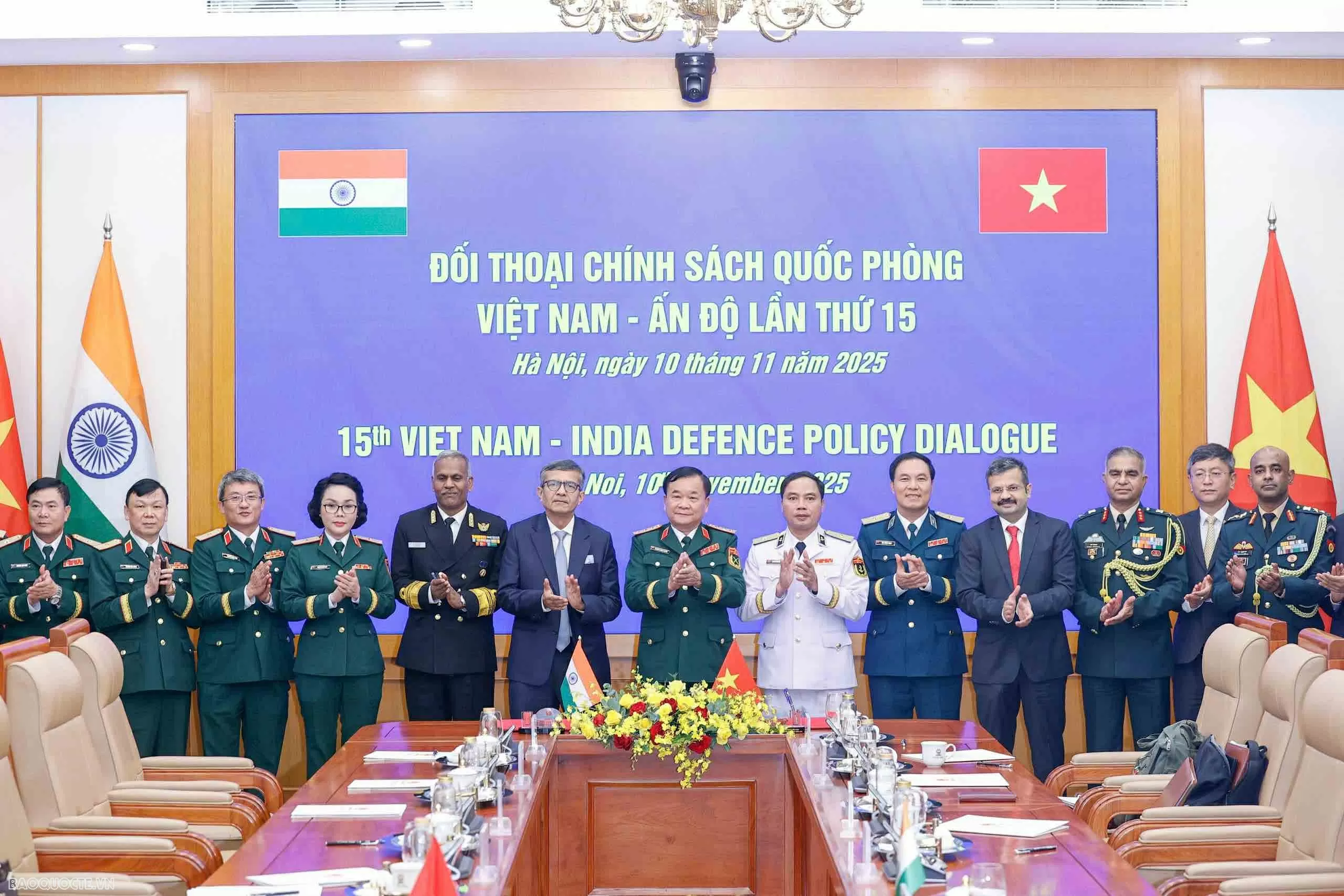 Đối thoại Chính sách quốc phòng Việt Nam - Ấn Độ lần thứ 15