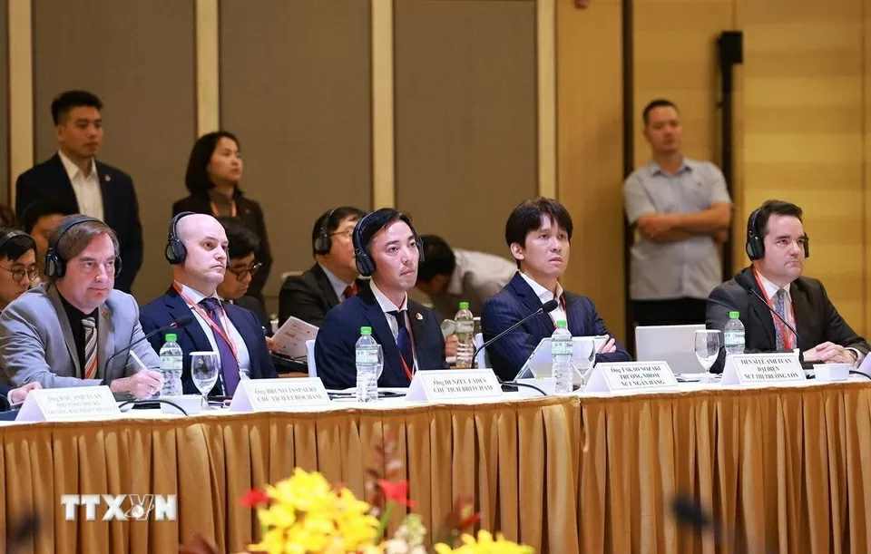 Hình ảnh Thủ tướng Phạm Minh Chính dự Diễn đàn doanh nghiệp Việt Nam thường niên