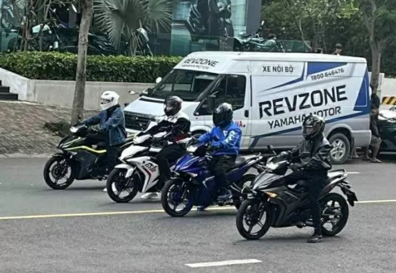 Có thể Yamaha Exciter 155 VVA 2026 đang được ghi hình cho TVC quảng cáo.