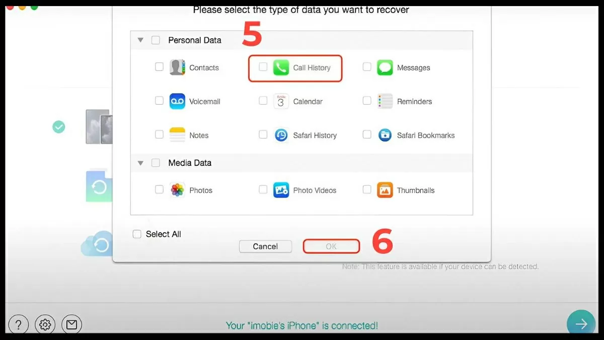Khôi phục lịch sử cuộc gọi. Khôi phục lịch sử cuộc gọi.