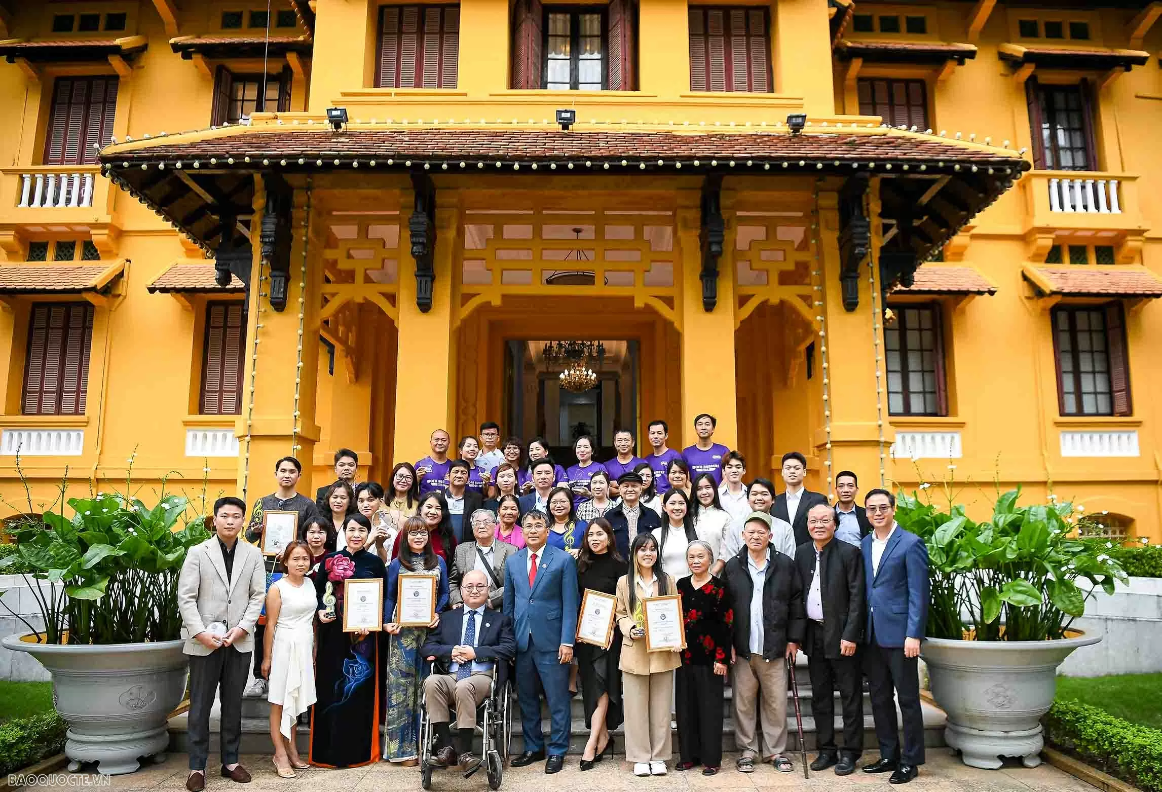 Trao giải cuộc thi sáng tác ca khúc ngành Ngoại giao và các cuộc thi phong trào nhân kỷ niệm 80 năm thành lập Ngành