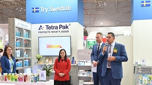 Thụy Điển giới thiệu các sản phẩm đổi mới và giải pháp bền vững tại Vietnam FoodExpo 2025