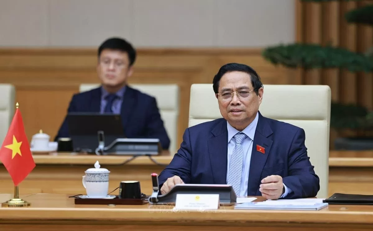 Thủ tướng Chính phủ Phạm Minh Chính hội kiến Quốc vương Jordan Abdullah II Ibn Al-Hussein