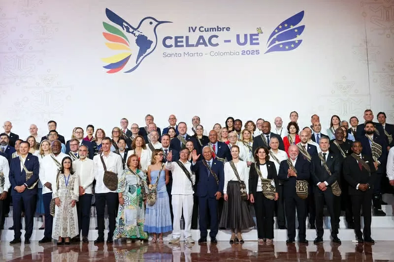 Các nhà lãnh đạo tham dự Hội nghị EU - CELAC lần thứ tư tại Santa Marta, Colombia, ngày 9-10/11.  (Nguồn: Cancillería Colombia)