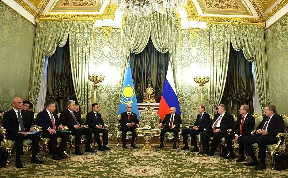 Nga-Kazakhstan: Tìm thế đứng cân bằng. (Nguồn: Văn phòng Tổng thống Nga) Nga-Kazakhstan: Tìm thế đứng cân bằng. (Nguồn: Văn phòng Tổng thống Nga)