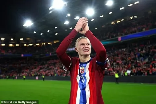 Haaland lập cú đúp, Na Uy nắm chắc vé dự World Cup Haaland lập cú đúp, Na Uy nắm chắc vé dự World Cup