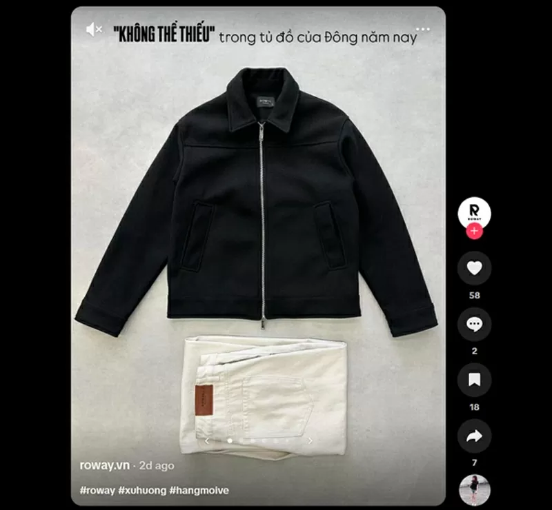 Tập trung vào chất liệu nhưng Roway vẫn cho ra mắt các mẫu sản phẩm mới liên tục giúp khách hàng có nhiều lựa chọn hơn. (Nguồn: Kênh TikTok Roway VN)