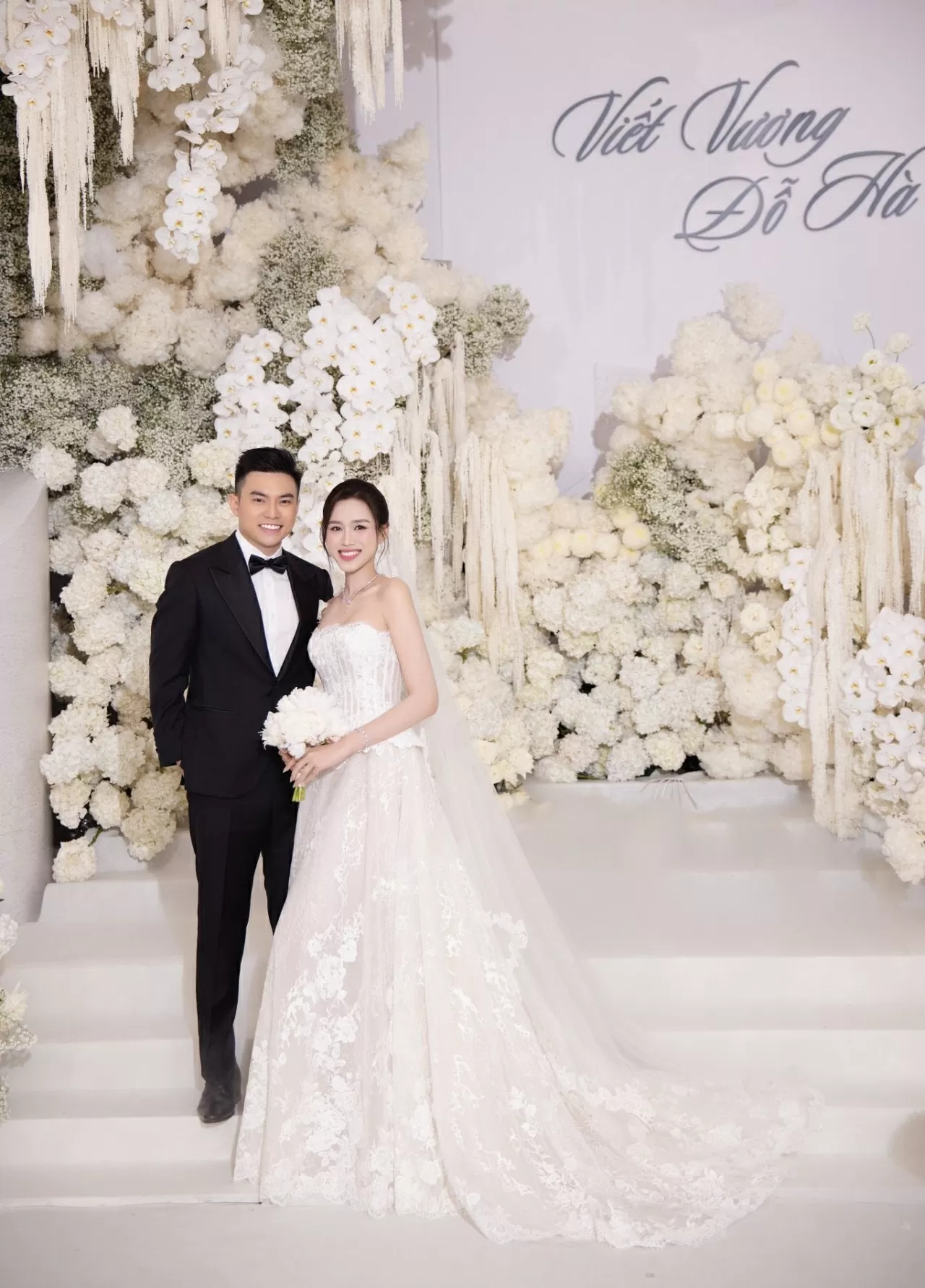 Hoa hậu Đỗ Thị Hà xả loạt ảnh cưới đẹp nên thơ